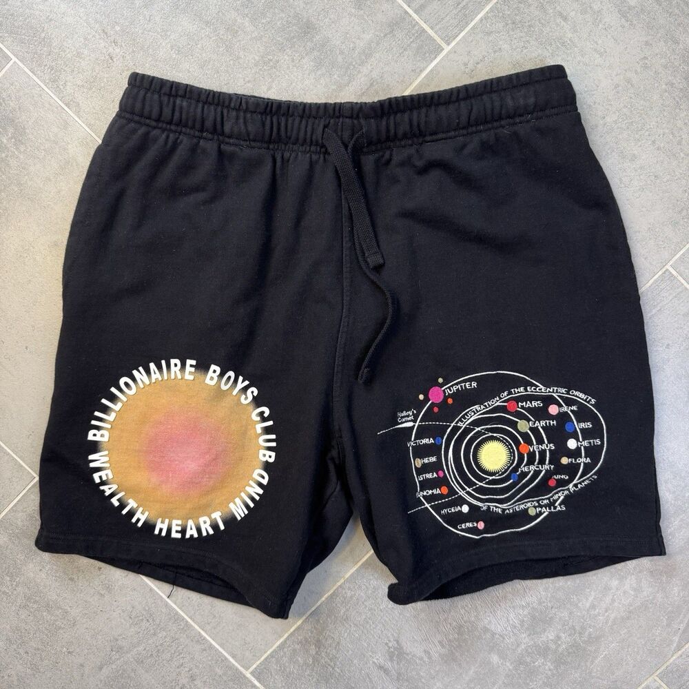 BBC Billionaire Boys Club Aura Shorts Black 2XL Streetwear
